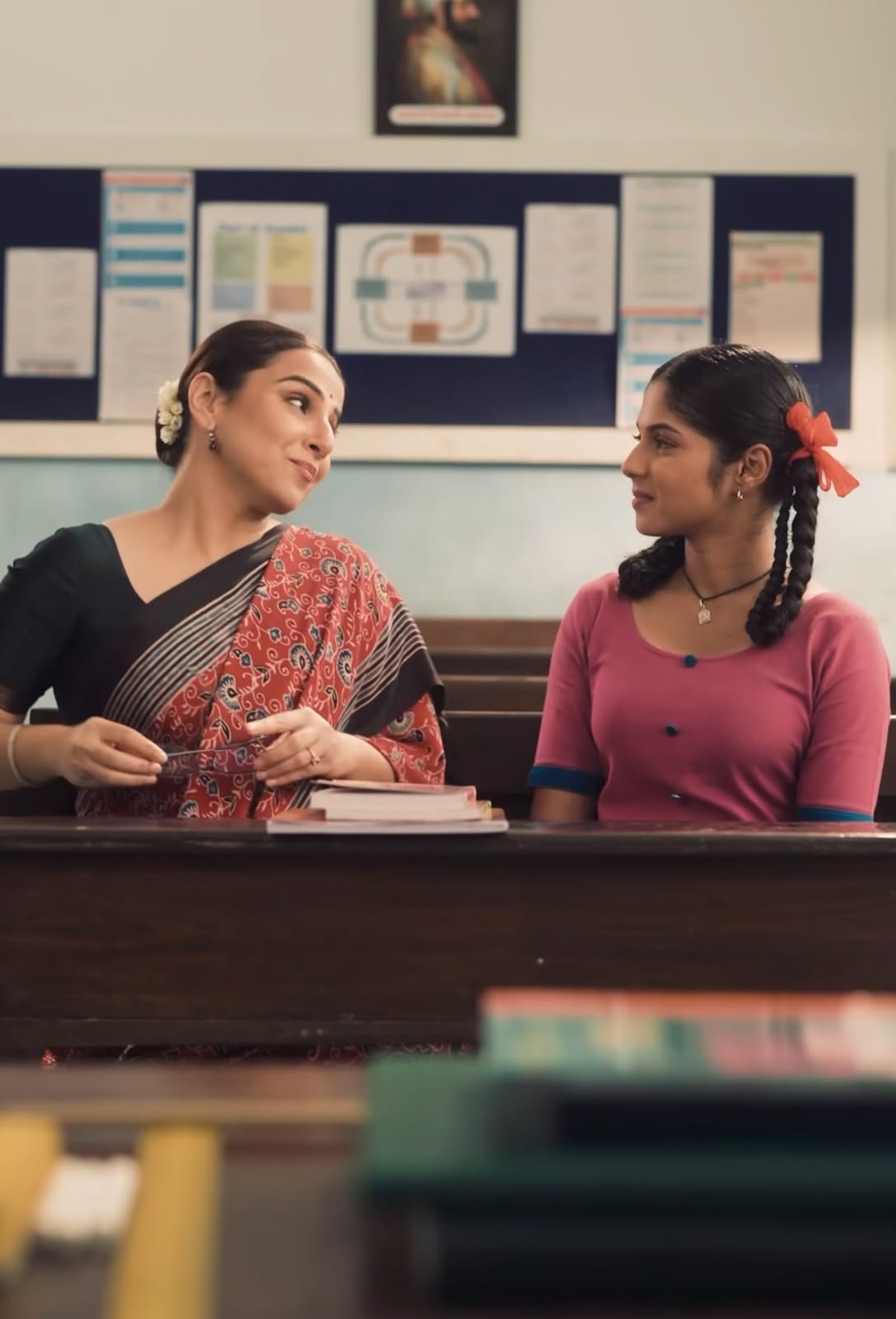 Kamali × Vidya Balan collaborative promo — desk scene